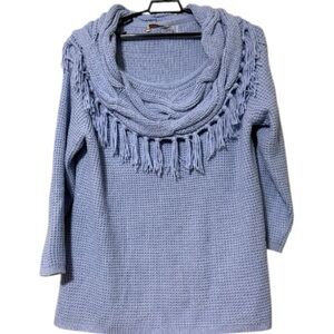 Soft Surroundings women’s size 1X pullover sweater long sleeve cowl neck knit